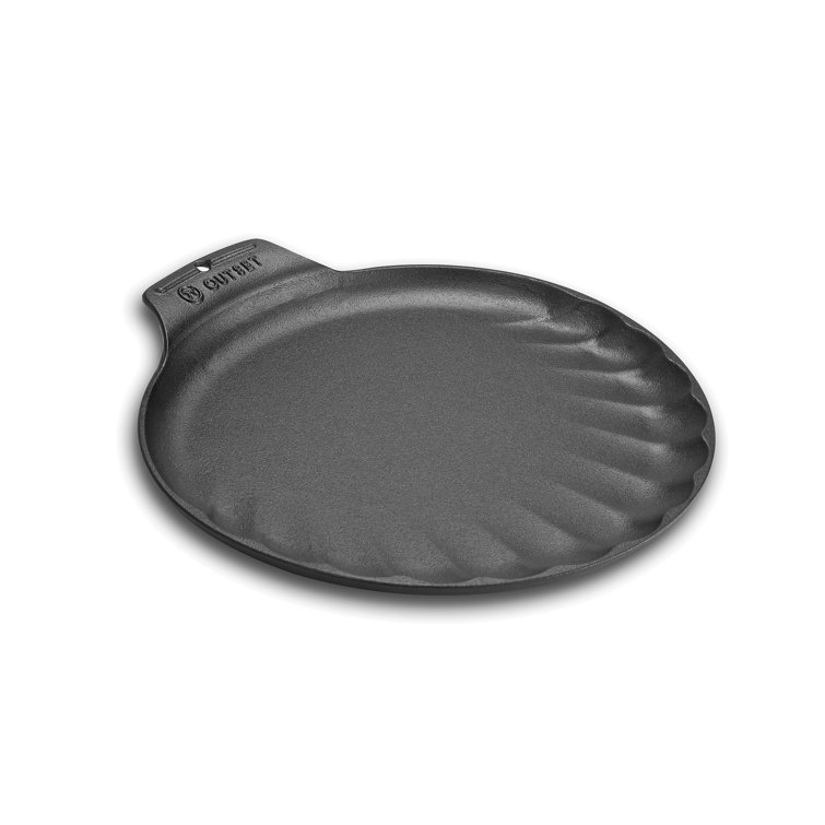 Outset Scallop Cast Iron Grill And Serving Pan Wayfair